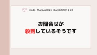 お問合せが殺到しているそうです